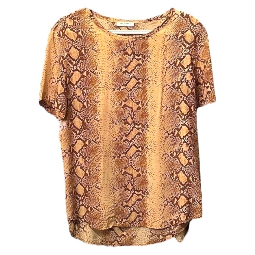 Equipment Femme Riley 100% Silk Python Print Blouse - Picture 4 of 10